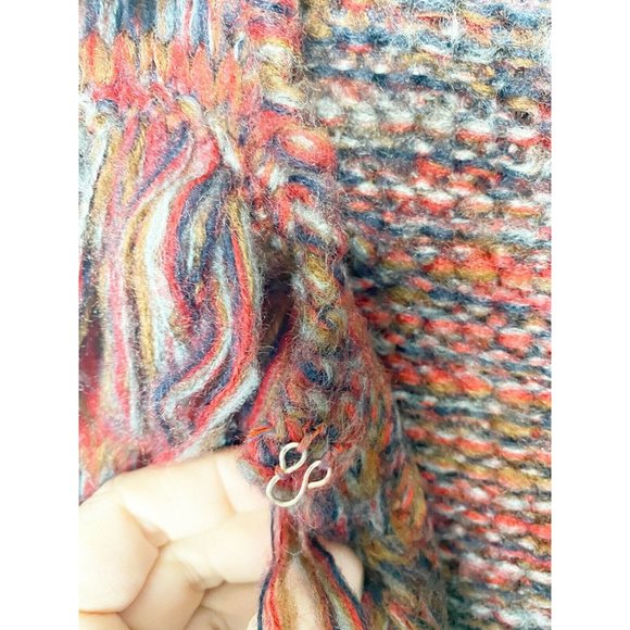 Lumiere Size Small S Boho Fringe Acrylic Vest Top - Picture 5 of 7